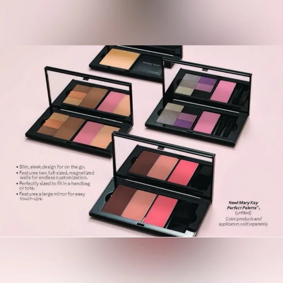NWT SET Mary Kay® Autumn Leaves BUNDLE- 4 Shadows 1 Blush & Palette Shimmer Gold